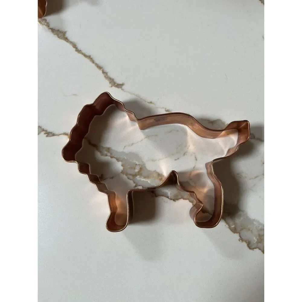 Lot Of 9 Martha Stewart by Mail Noah's Ark Copper Cookie Cutter Kit Set